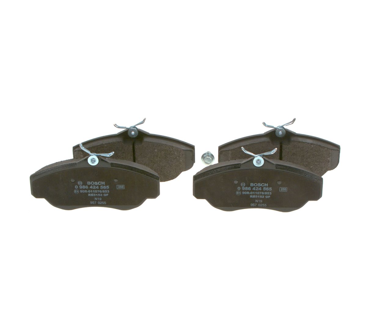 BOSCH 0 986 424 565 - Bremsbelagsatz, Scheibenbremse