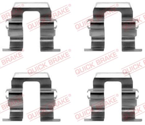 QUICK BRAKE 109-1259 - Zubehörsatz, Scheibenbremsbelag
