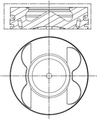 MAHLE 001 PI 00190 000 - Kolben