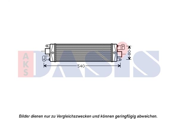 AKS DASIS 087027N - Ladeluftkühler