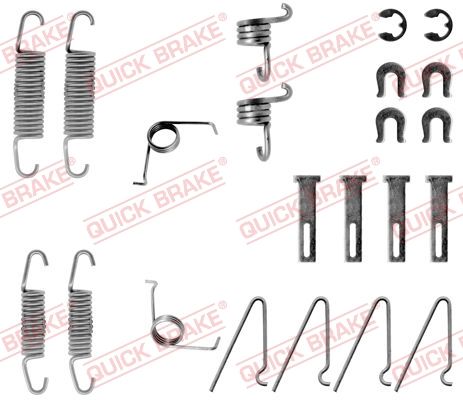 QUICK BRAKE 105-0703 - Zubehörsatz, Bremsbacken