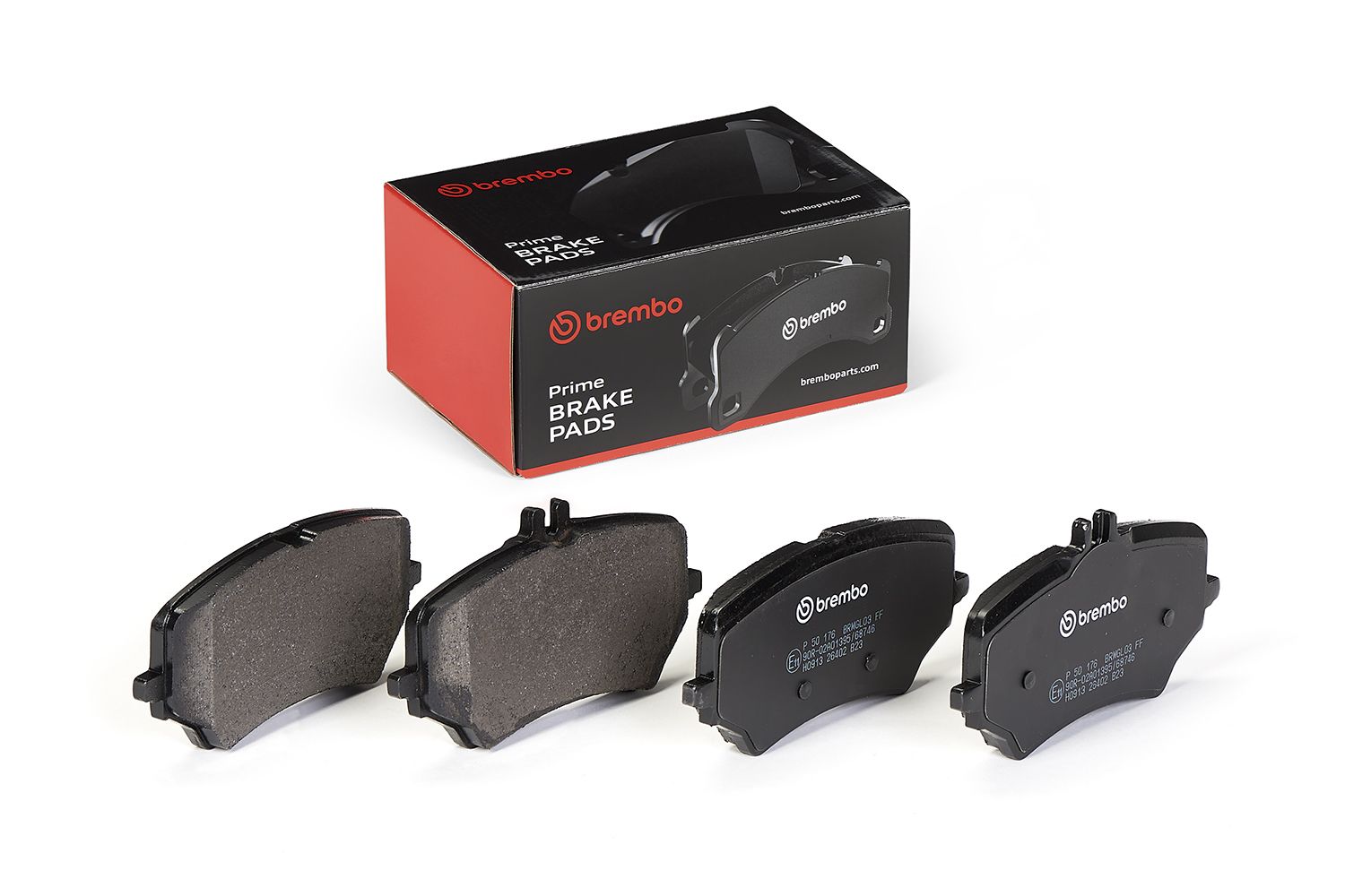 BREMBO P 50 176 - Bremsbelagsatz, Scheibenbremse
