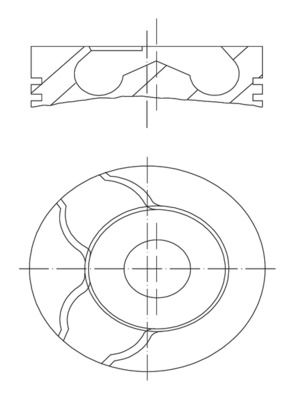 MAHLE 001 01 00 - Kolben