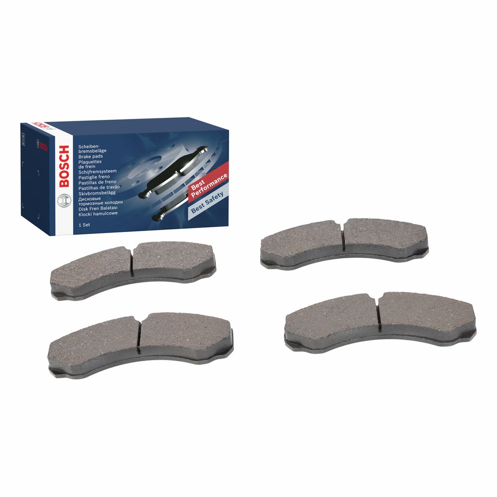 BOSCH 0 986 424 833 - Bremsbelagsatz, Scheibenbremse