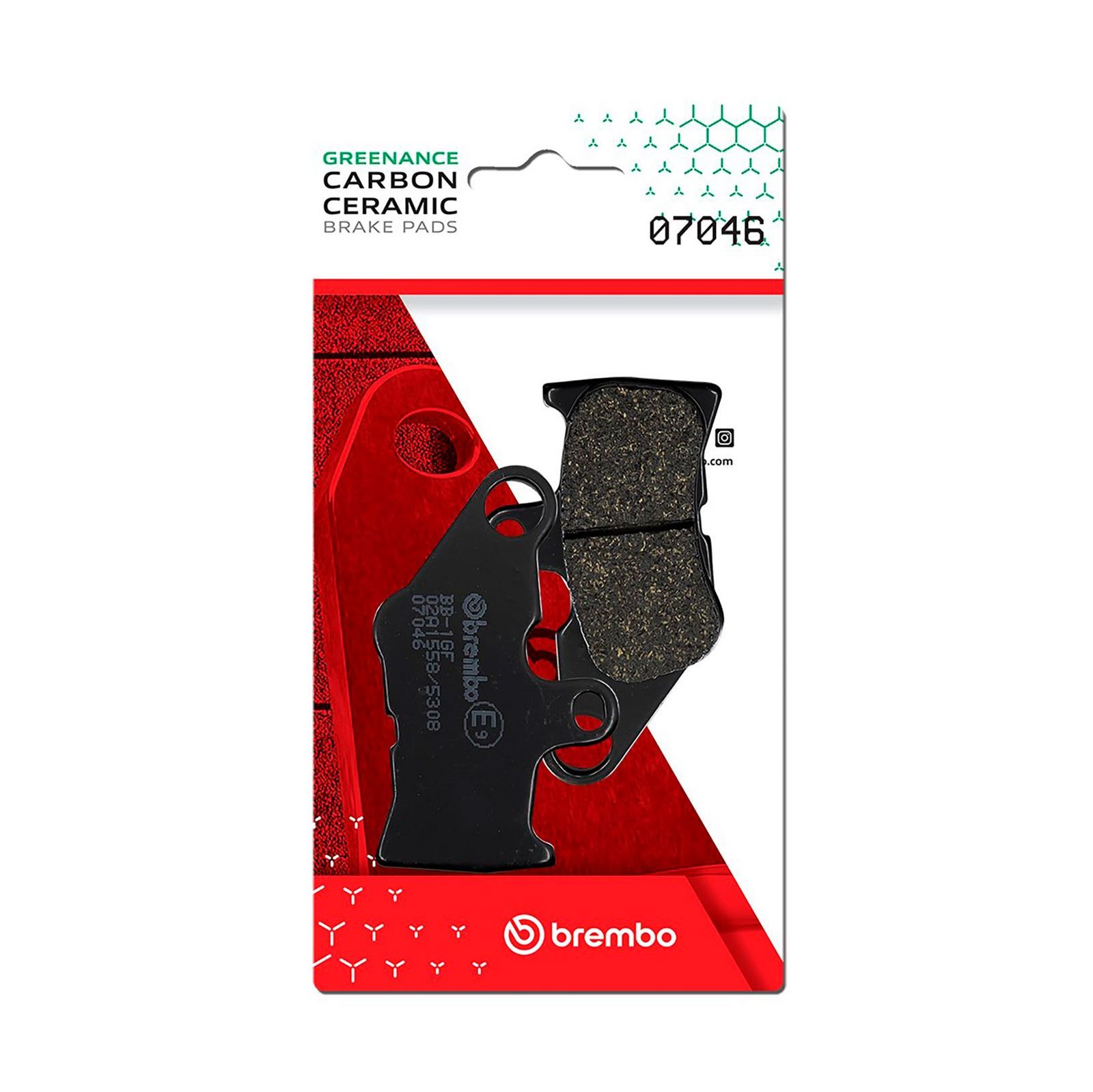 BREMBO 07046 - Bremsbelagsatz, Scheibenbremse