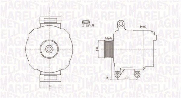 MAGNETI MARELLI 063731676010 - Generator