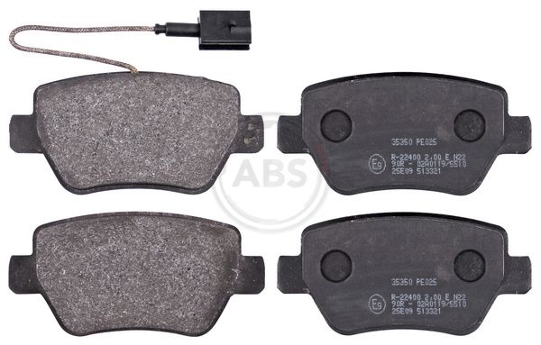A.B.S. 35350 - Bremsbelagsatz, Scheibenbremse