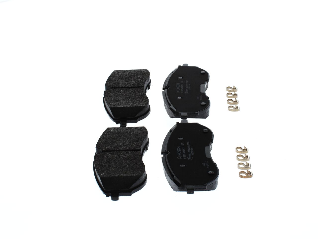 BOSCH 0 986 424 931 - Bremsbelagsatz, Scheibenbremse