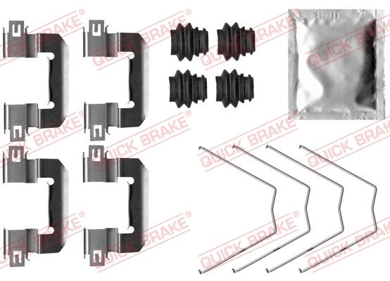 QUICK BRAKE 109-0063 - Zubehörsatz, Scheibenbremsbelag