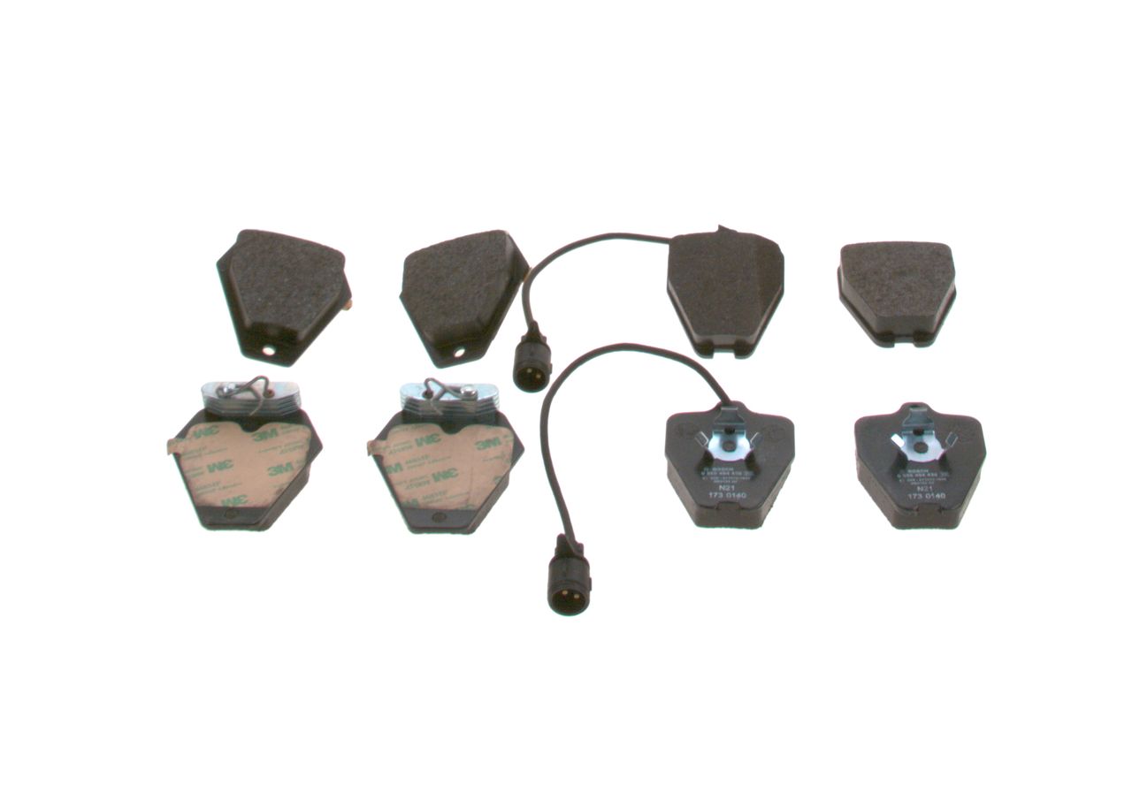 BOSCH 0 986 494 436 - Bremsbelagsatz, Scheibenbremse