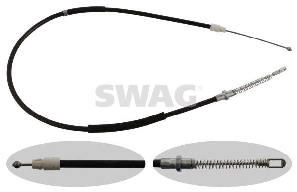 SWAG 10 93 7273 - Seilzug, Feststellbremse