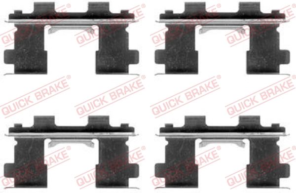 QUICK BRAKE 109-1253 - Zubehörsatz, Scheibenbremsbelag