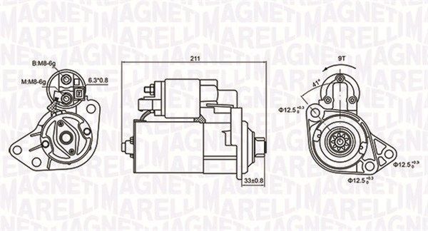 MAGNETI MARELLI 063721062010 - Starter