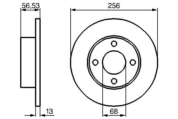 BOSCH 0 986 478 130 - Bremsscheibe