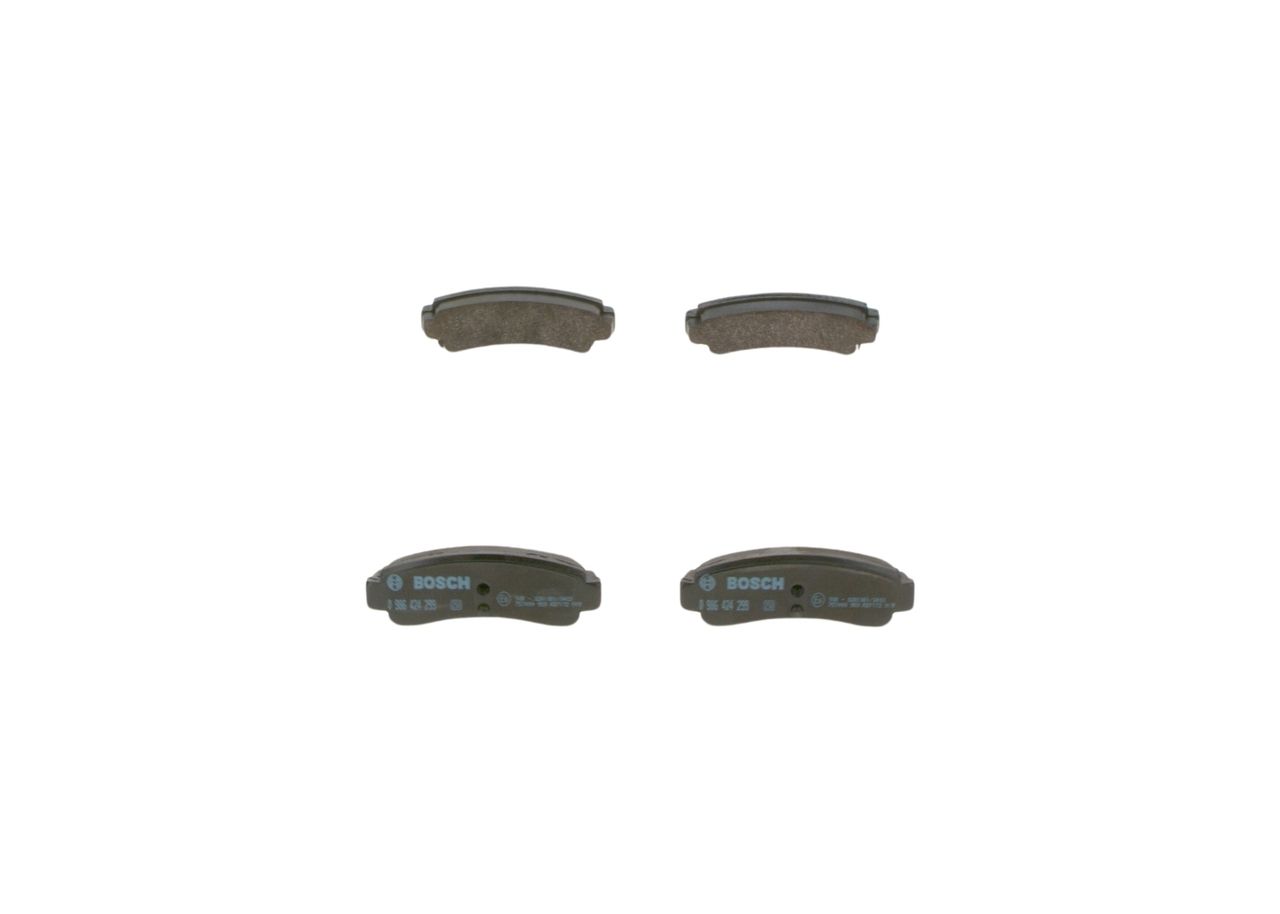 BOSCH 0 986 424 299 - Bremsbelagsatz, Scheibenbremse