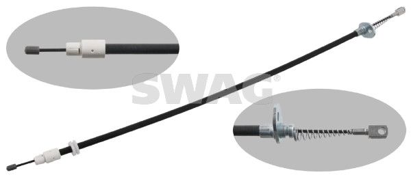 SWAG 10 93 4905 - Seilzug, Feststellbremse