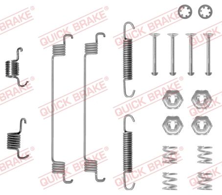 QUICK BRAKE 105-0651 - Zubehörsatz, Bremsbacken