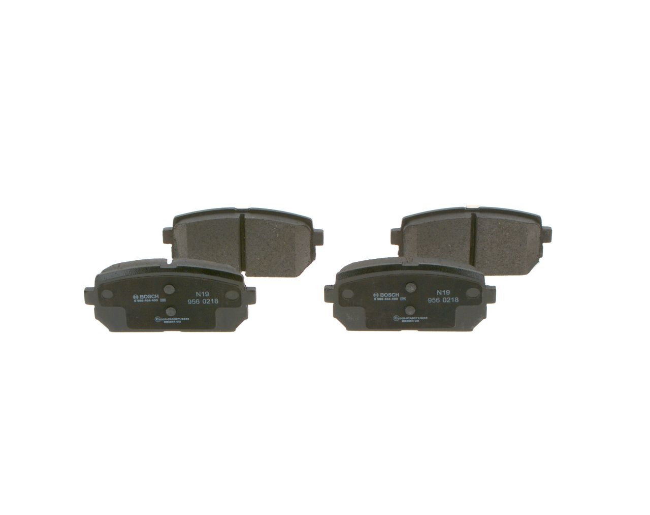 BOSCH 0 986 494 400 - Bremsbelagsatz, Scheibenbremse