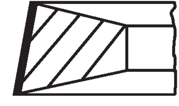 MAHLE 089 73 N0 - Kolbenringsatz