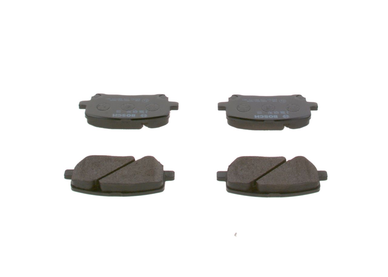 BOSCH 0 986 424 761 - Bremsbelagsatz, Scheibenbremse