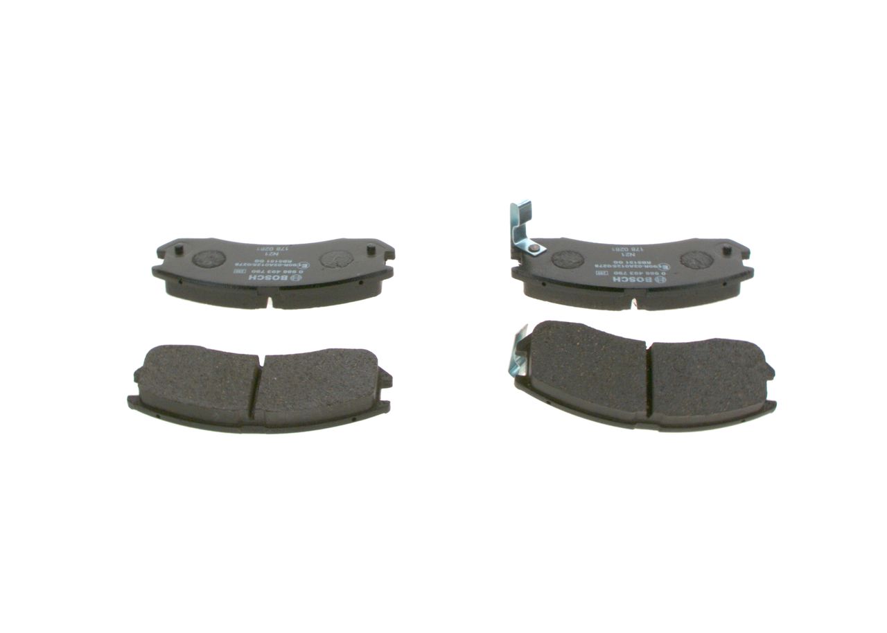 BOSCH 0 986 493 790 - Bremsbelagsatz, Scheibenbremse