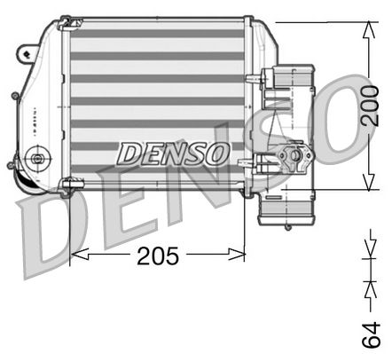 DENSO DIT02024 - Ladeluftkühler