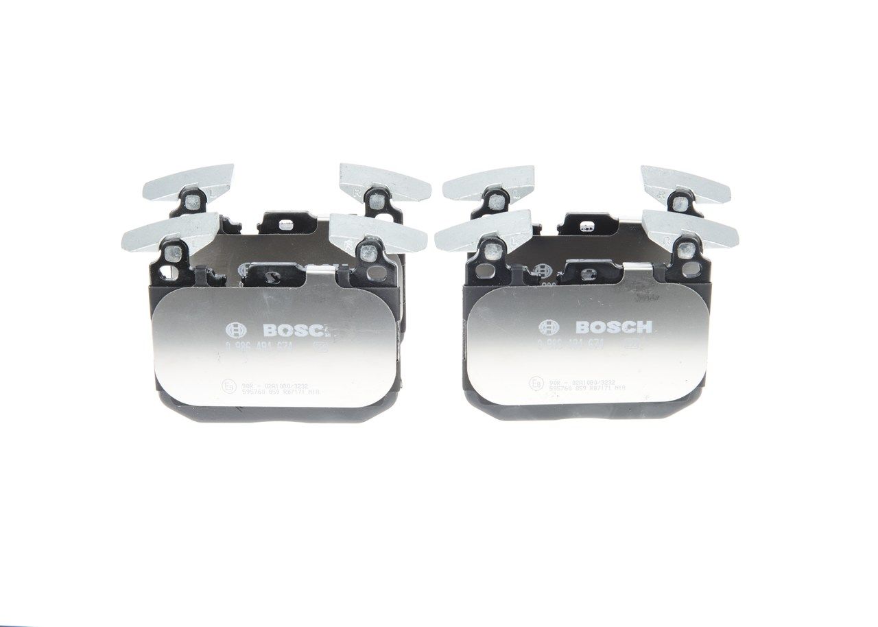 BOSCH 0 986 494 674 - Bremsbelagsatz, Scheibenbremse