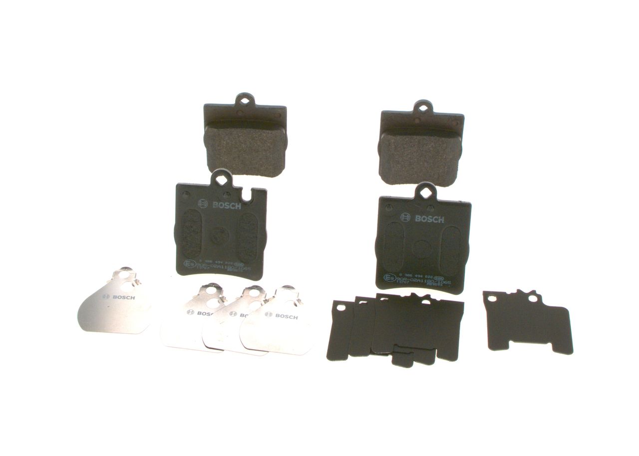 BOSCH 0 986 494 022 - Bremsbelagsatz, Scheibenbremse