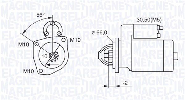 MAGNETI MARELLI 063521084000 - Starter