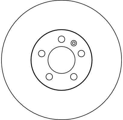 TRW DF4027 - Bremsscheibe
