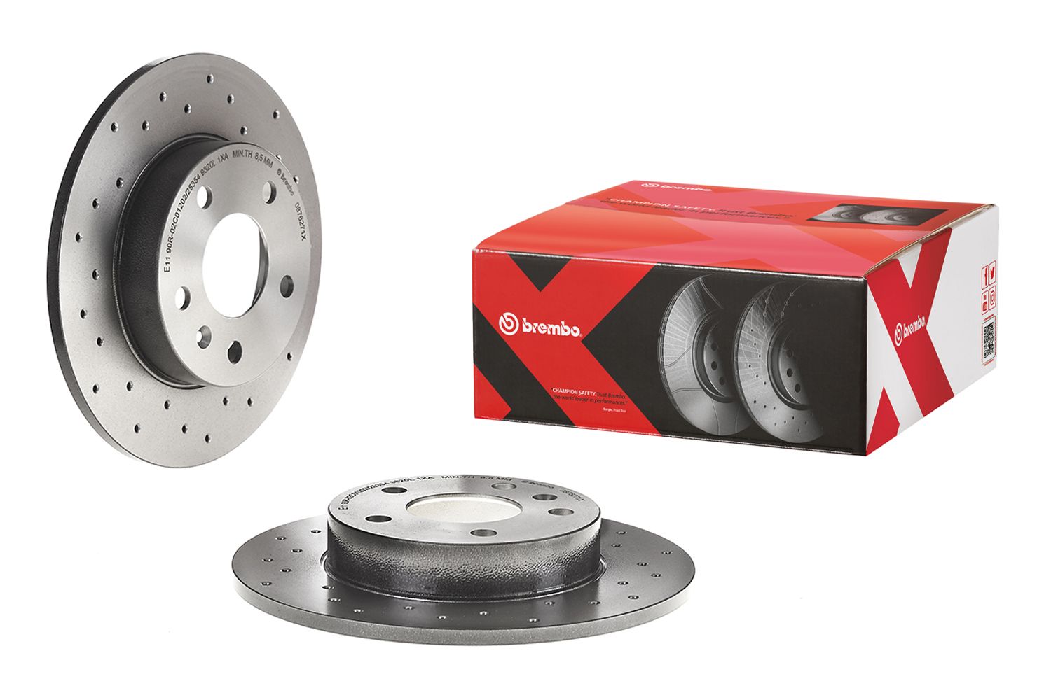 BREMBO 08.7627.1X - Bremsscheibe