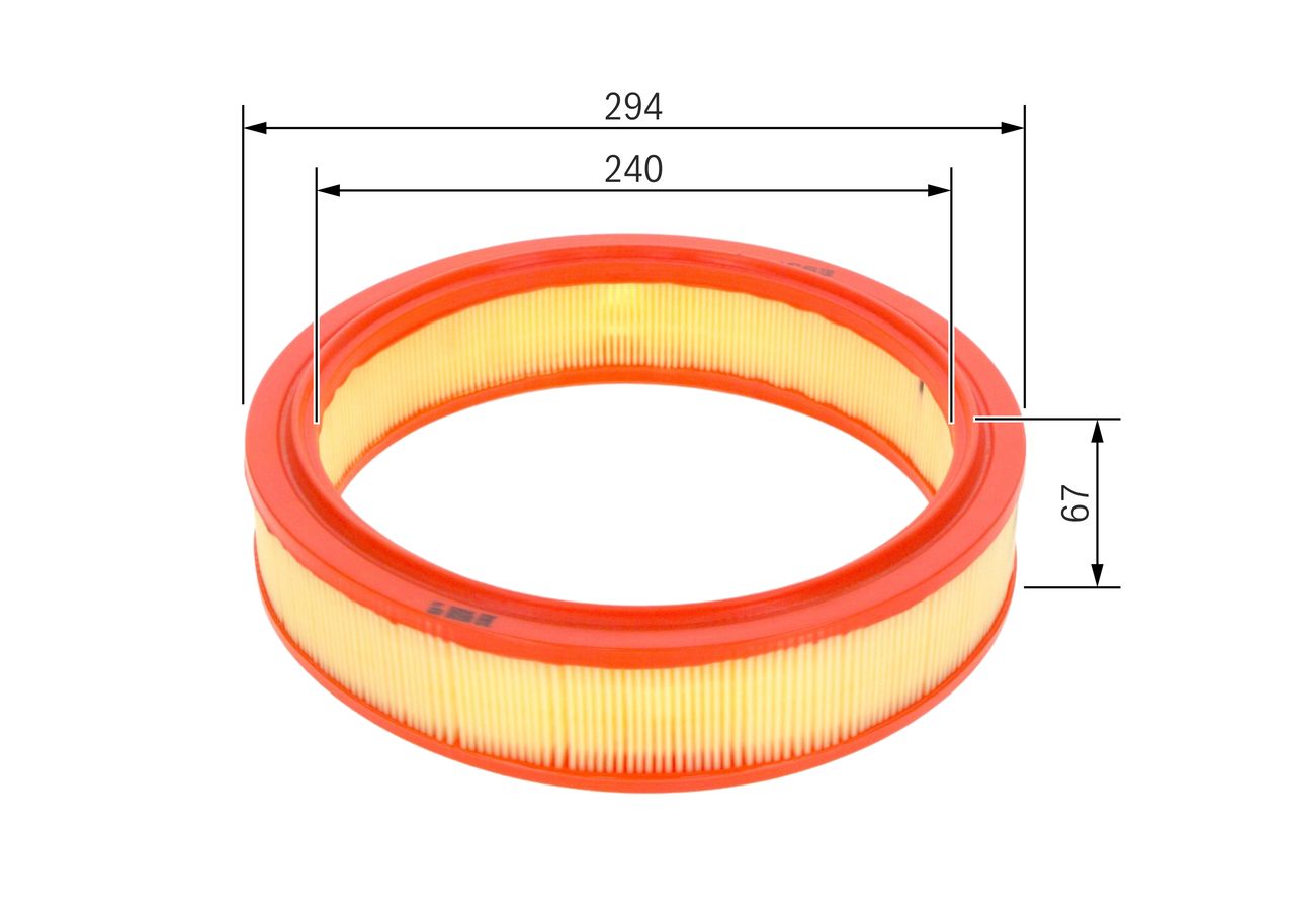 BOSCH 1 457 433 330 - Luftfilter