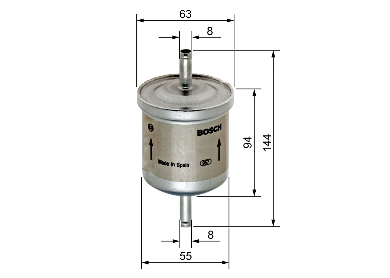 BOSCH 0 450 905 280 - Kraftstofffilter
