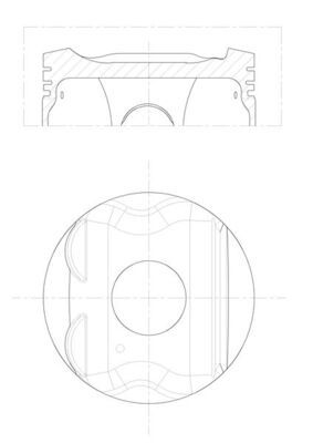 MAHLE 021 PI 00133 000 - Kolben