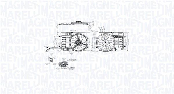 MAGNETI MARELLI 069422858010 - Lüfter, Motorkühlung