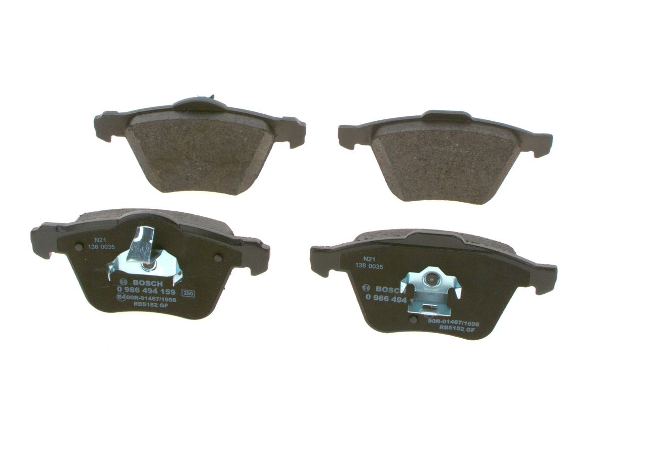 BOSCH 0 986 494 159 - Bremsbelagsatz, Scheibenbremse
