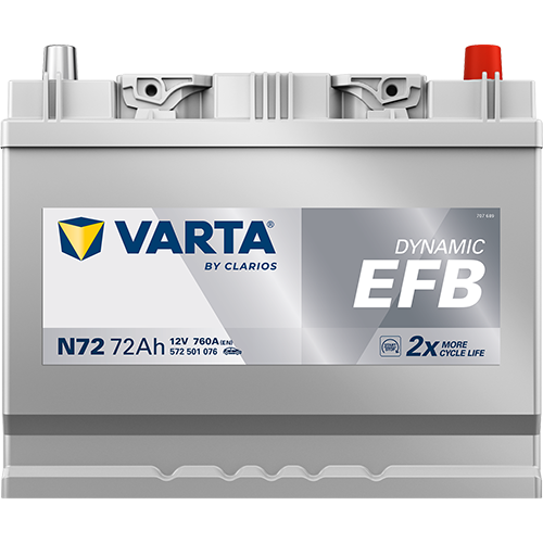 VARTA 572501076K262 - Starterbatterie