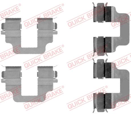 QUICK BRAKE 109-1712 - Zubehörsatz, Scheibenbremsbelag