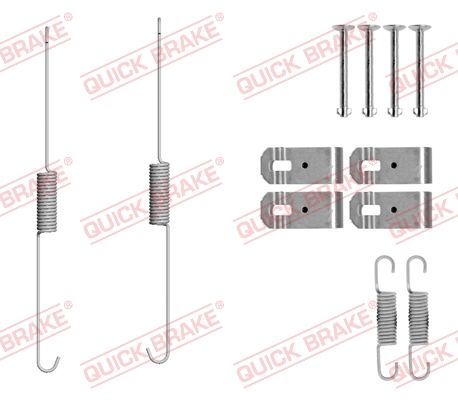 QUICK BRAKE 105-0888 - Zubehörsatz, Bremsbacken