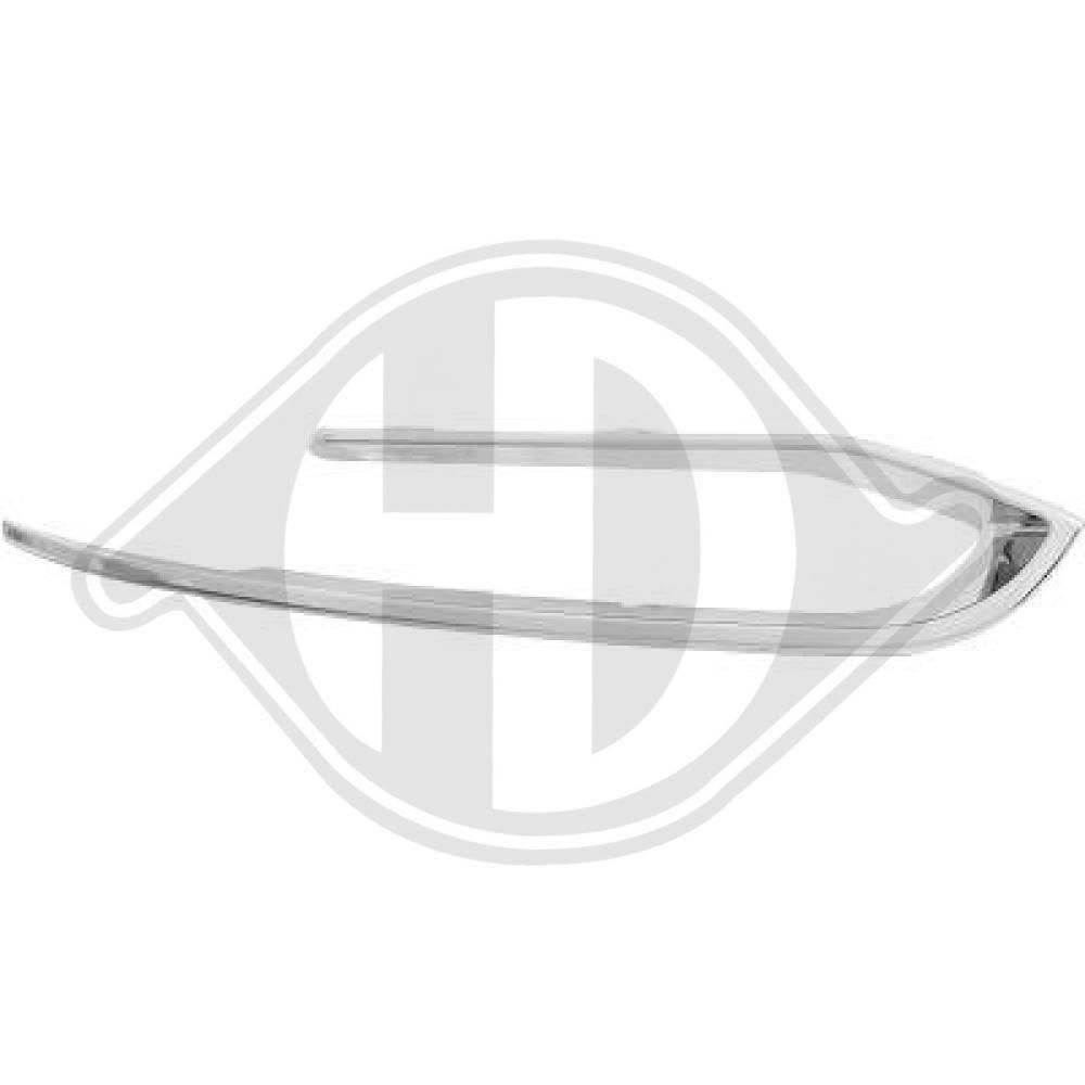 DIEDERICHS 1225263 - Zier-/Schutzleiste, Stoßfänger