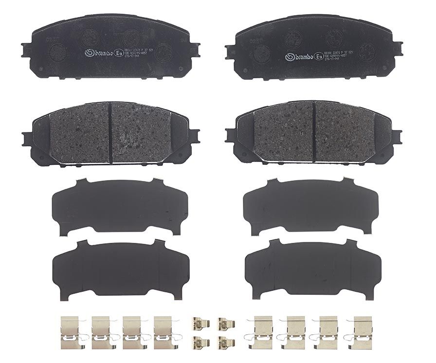 BREMBO P 37 021 - Bremsbelagsatz, Scheibenbremse