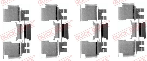 QUICK BRAKE 109-1621 - Zubehörsatz, Scheibenbremsbelag