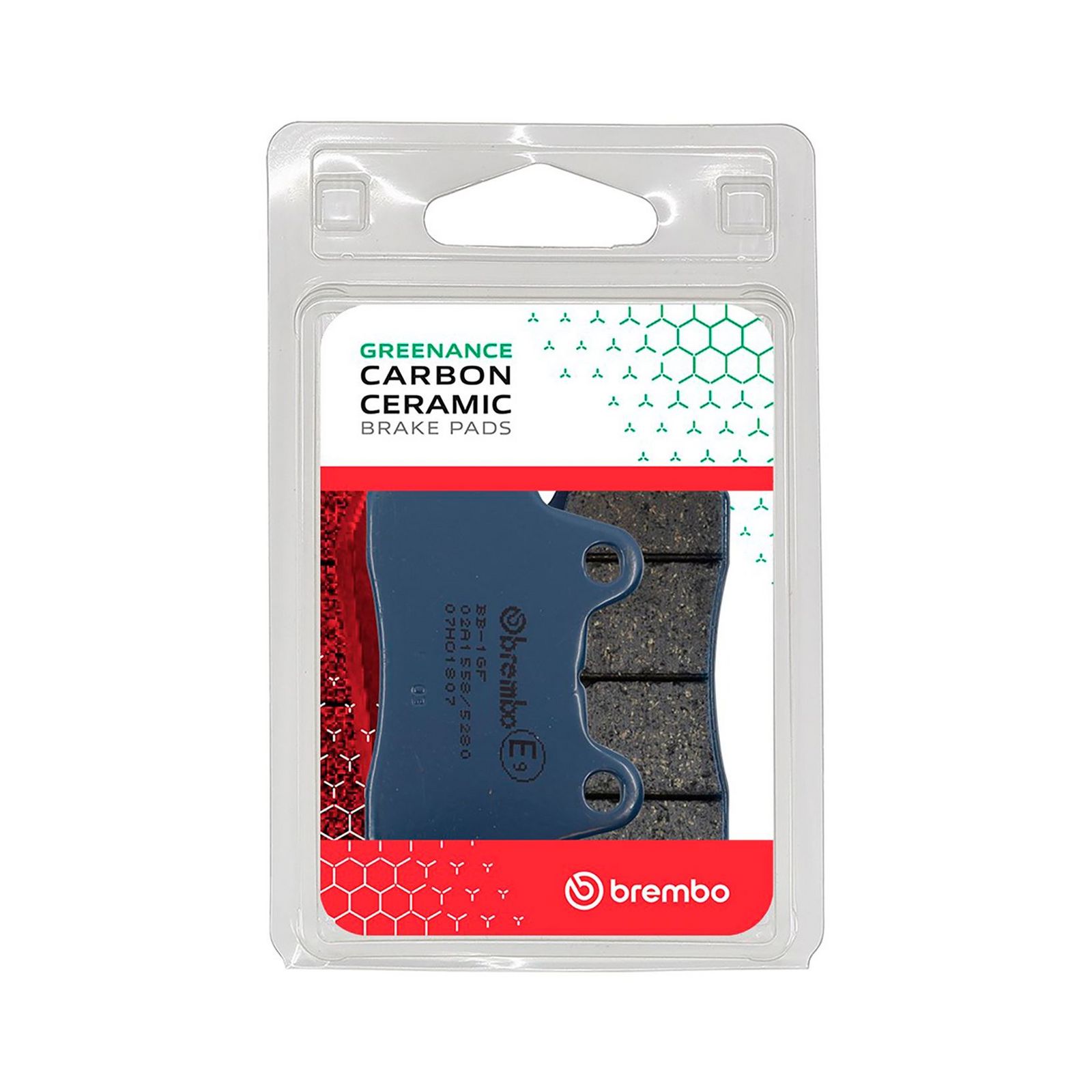 BREMBO 07HO1807 - Bremsbelagsatz, Scheibenbremse