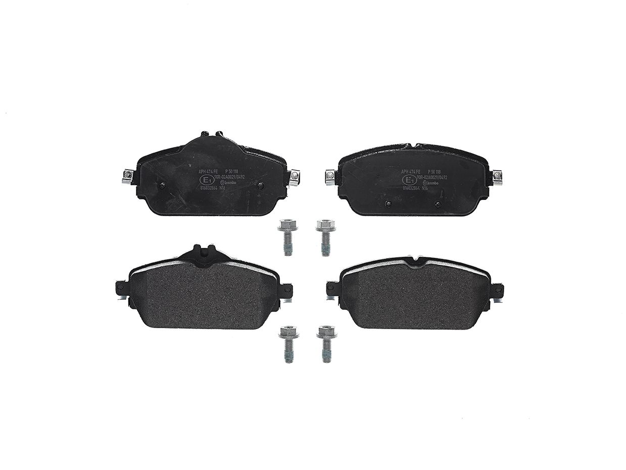 BREMBO P 50 118 - Bremsbelagsatz, Scheibenbremse