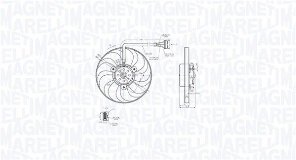 MAGNETI MARELLI 069422883010 - Lüfter, Motorkühlung