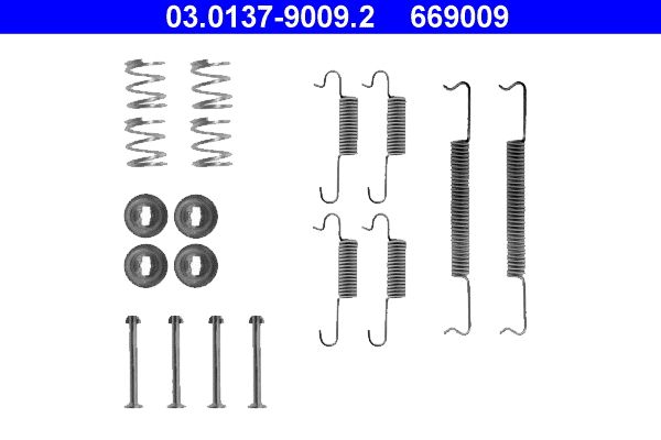 ATE 03.0137-9009.2 - Zubehörsatz, Bremsbacken