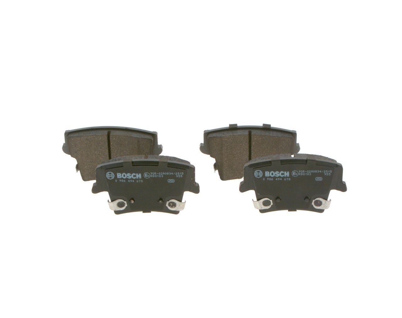 BOSCH 0 986 494 678 - Bremsbelagsatz, Scheibenbremse