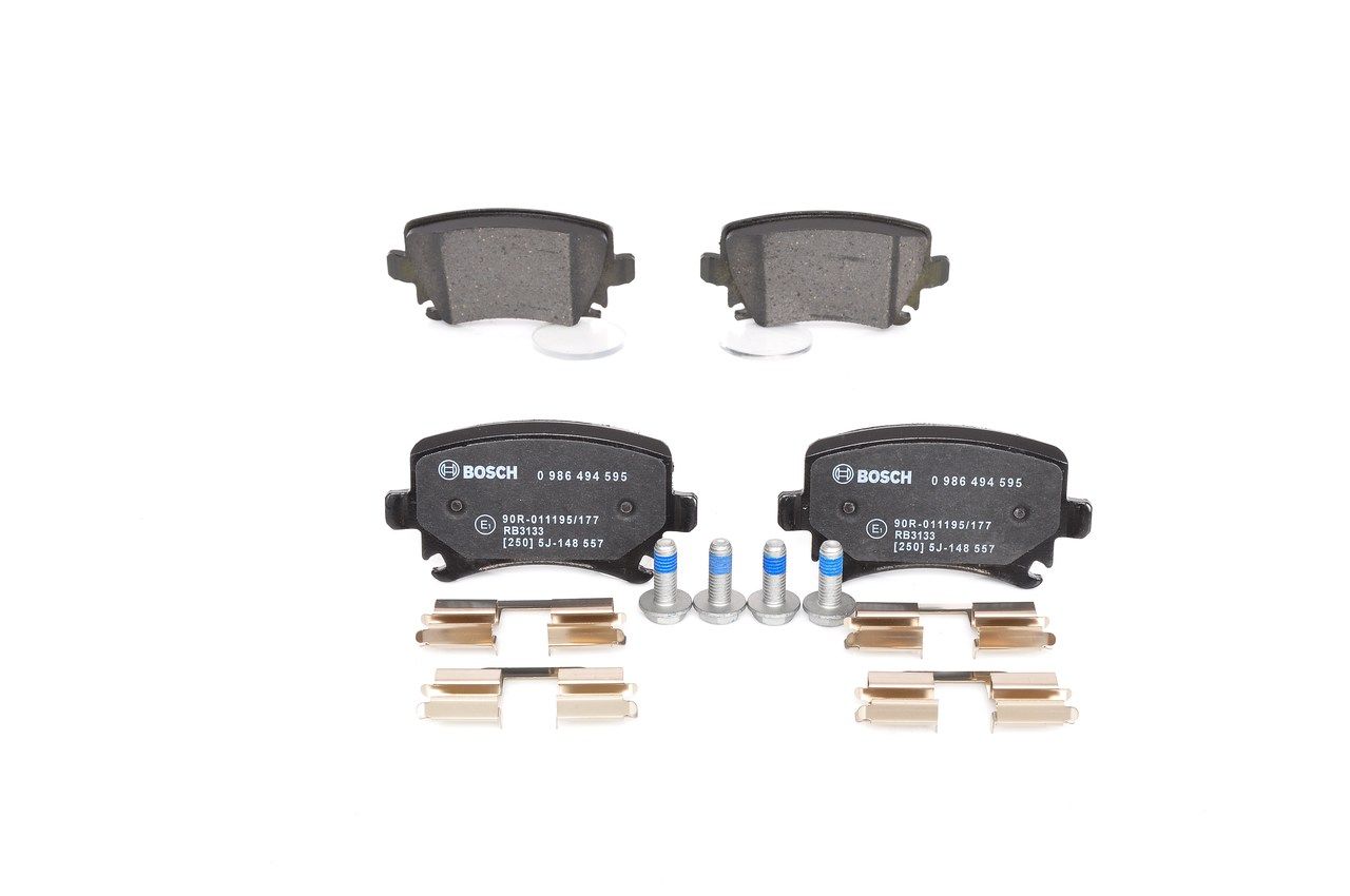 BOSCH 0 986 494 595 - Bremsbelagsatz, Scheibenbremse