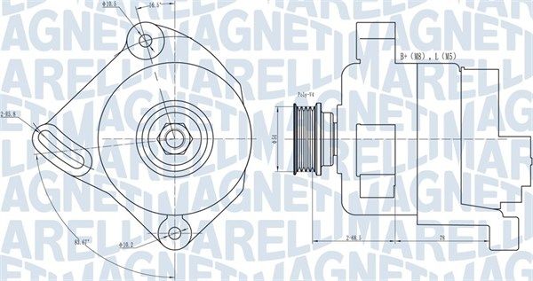 MAGNETI MARELLI 063731886010 - Generator
