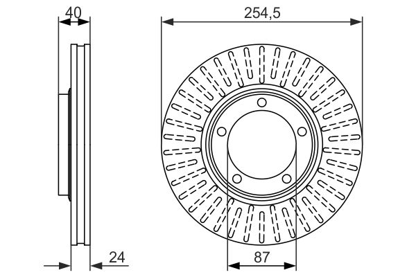 BOSCH 0 986 479 596 - Bremsscheibe